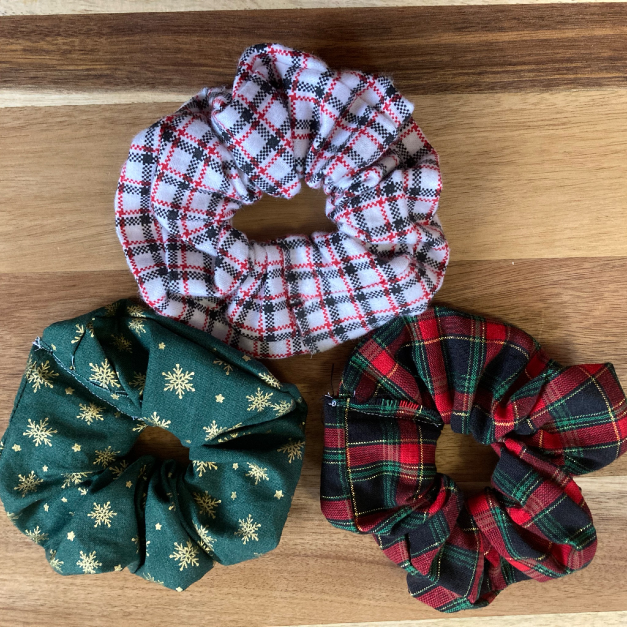 Handmade Sewed Scrunchies For All Hair Types